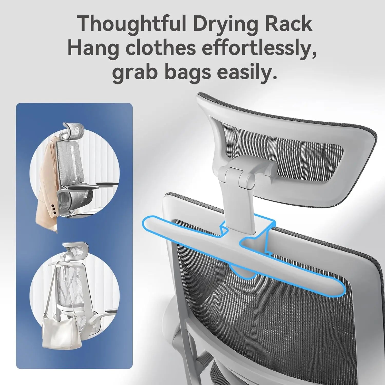 Ergonomic Office Chair,Desk Chair with 3D Flip-up Armrests,Computer Chair with Dual Back Design and AdaptiveDynamicLumbarSupport