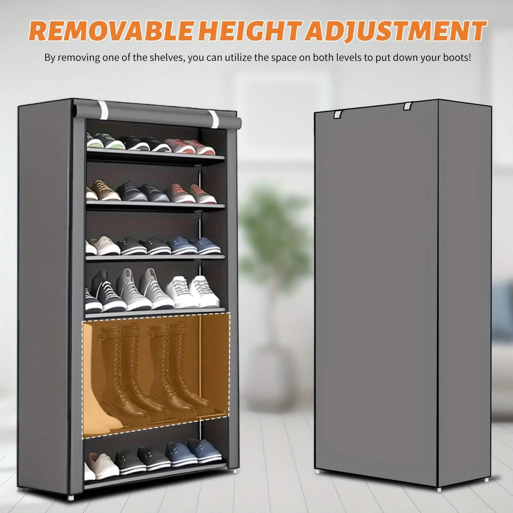 10-Layer 9 Grid Shoe Rack Shelf Storage Closet Organizer. Ships from USA.