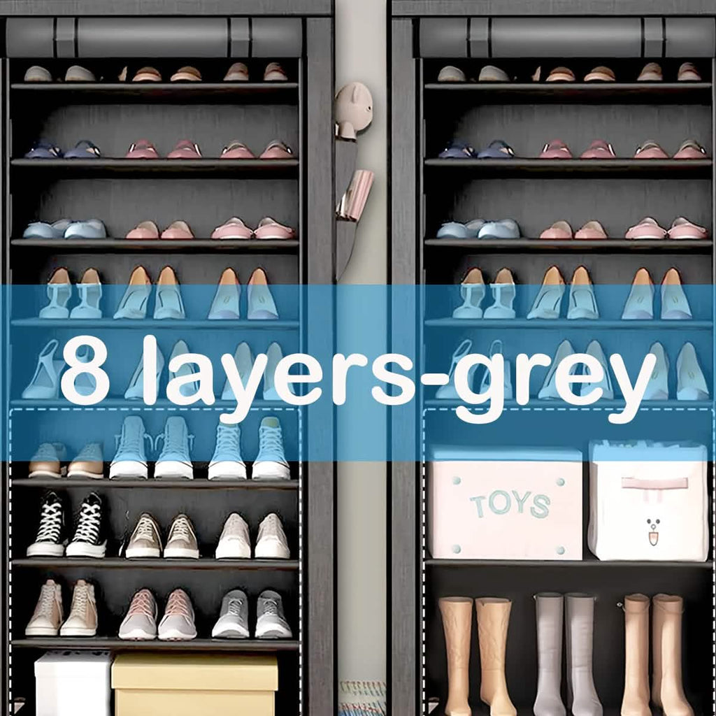 10-Layer 9 Grid Shoe Rack Shelf Storage Closet Organizer. Ships from USA.