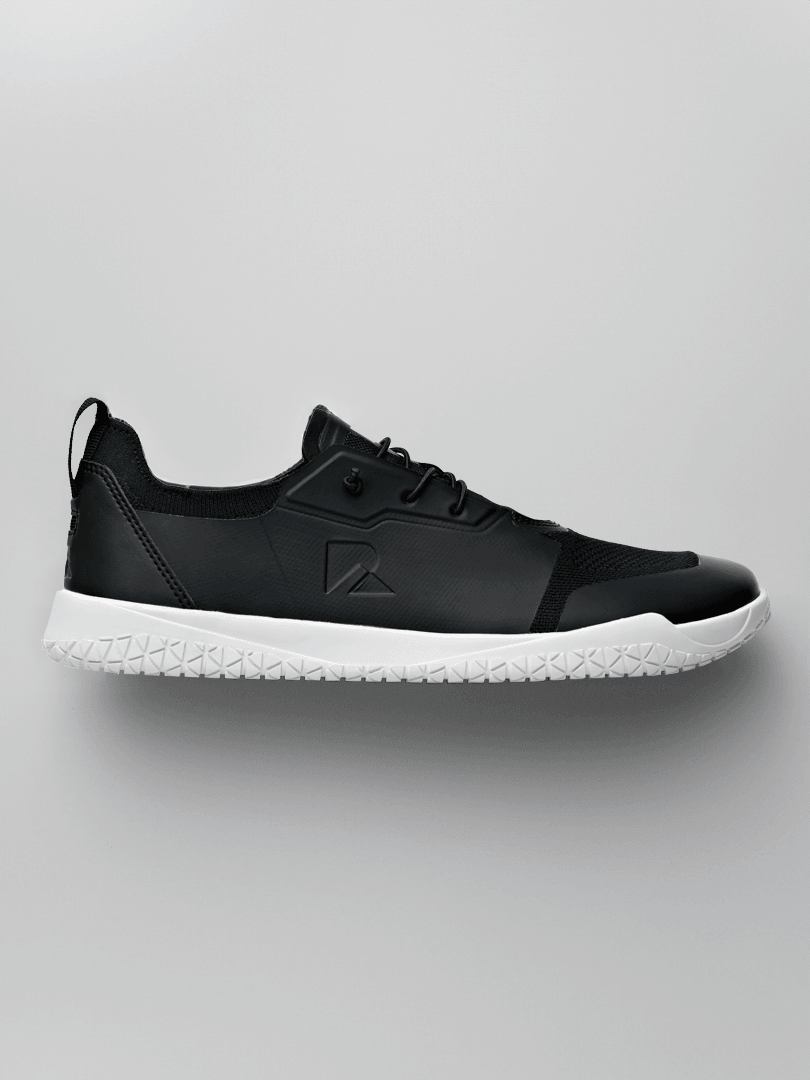 Barefoot Training Shoes Zero Drop - Black | Wide Toe Box Minimalist Trainer. Ships from USA.