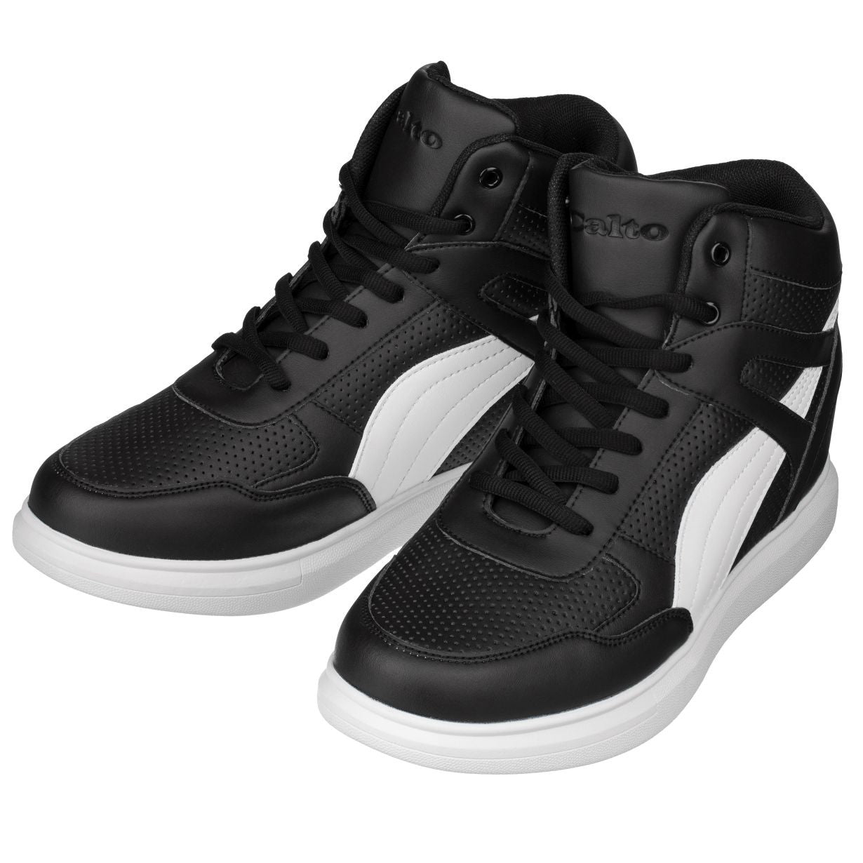 CALTO High-Top Sneaker Elevator Shoes - 3.8 Inches - H71901. Ships from USA.