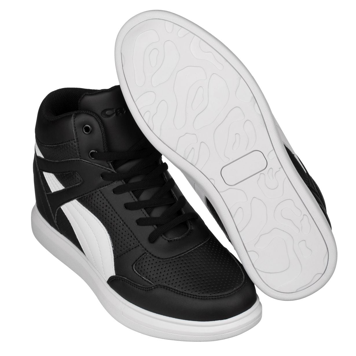 CALTO High-Top Sneaker Elevator Shoes - 3.8 Inches - H71901. Ships from USA.